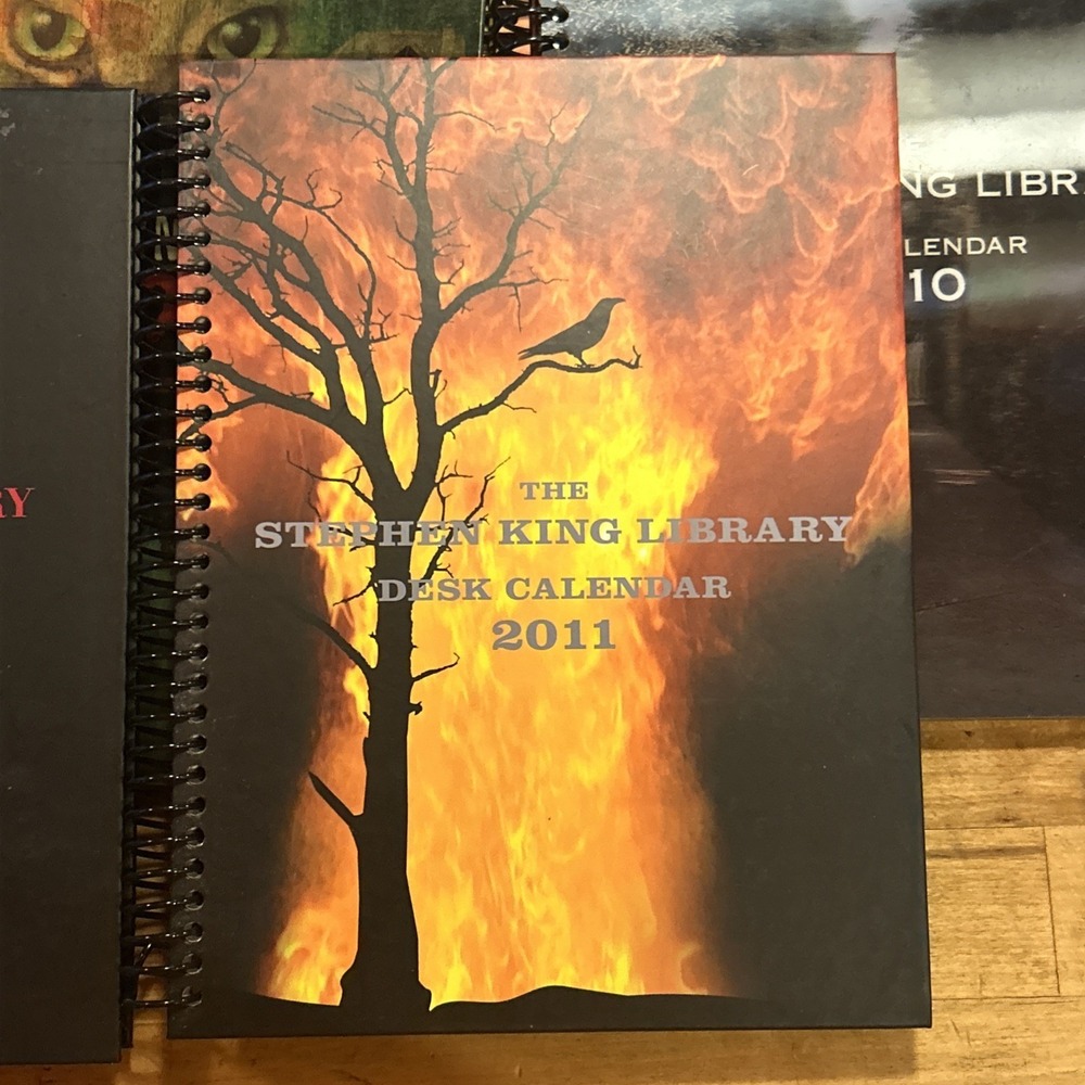 Lot of 8 Stephen King Library Desk Calendars 2007-2014 Hologram, Short Story - Picture 2 of 9